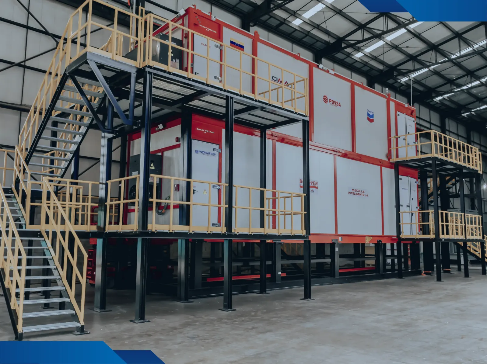 Plataforma industrial CIMA T fabricada por SLACOL